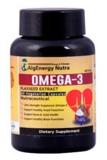 Omega 3 Veg Capsules for Women and Men Triple Strength with Omega , for Healthy Immunity, Heart, Brain, Eyes & Joints - 60 Capsules