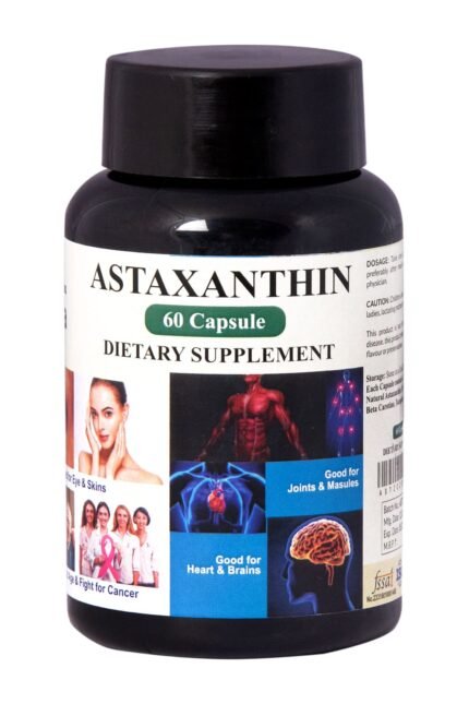 Astaxanthin Naturally Sourced Super Anti Oxidant Health Care 4 mg - 60 Capsules