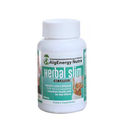 AlgEnergy Nutra Herbal Slim Weight Loss Capsules 100% Natural Ingredients Immediate  - 60 Capsules