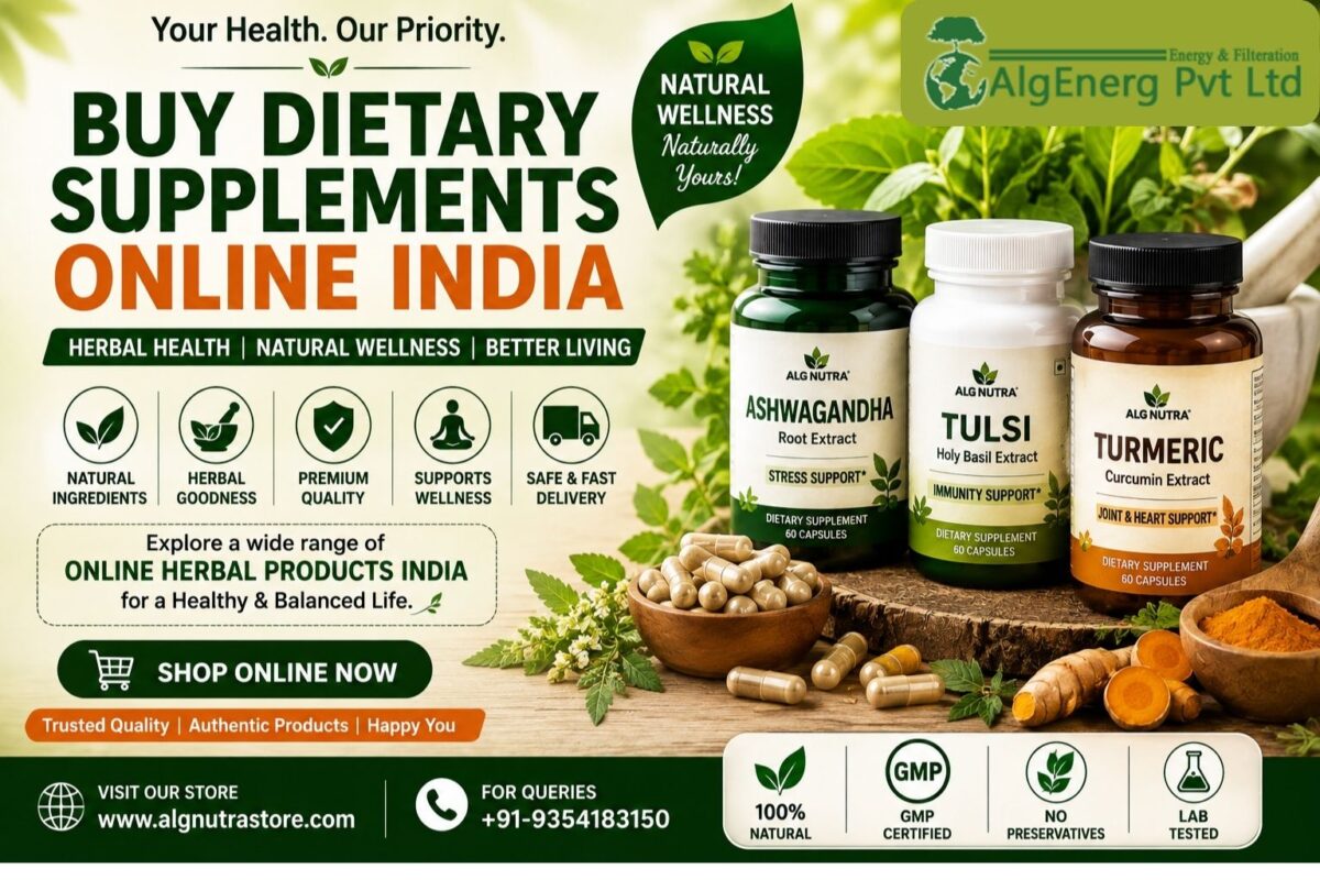 Online herbal supplement store India for buying dietary supplements and natural wellness products