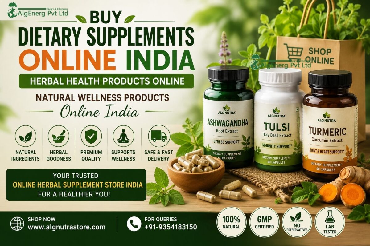 Online herbal supplement store India for buying dietary supplements and natural wellness products